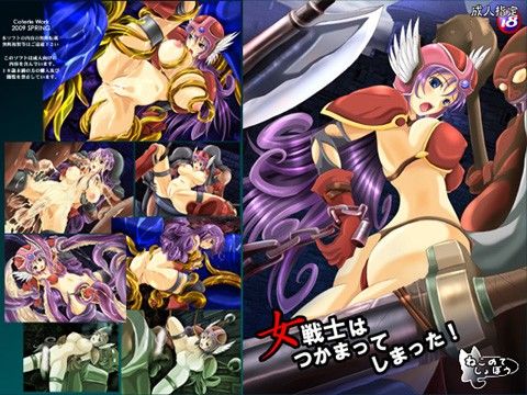 女戦士はつかまってしまった！(ねこのてしょぼう)