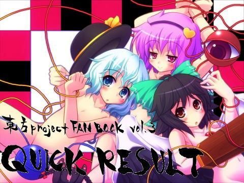「QUICK RESULT」 東方地霊殿コミックムービー[タイガーリリー] 霊烏路空 同人