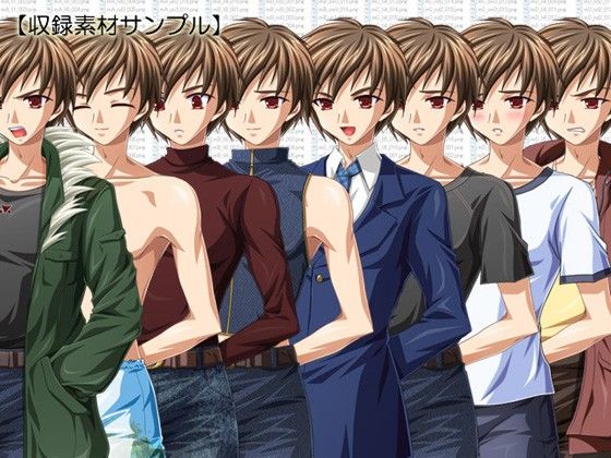 立ち絵素材集 Vol.5真摯型ヒーロー編成人向 画像1