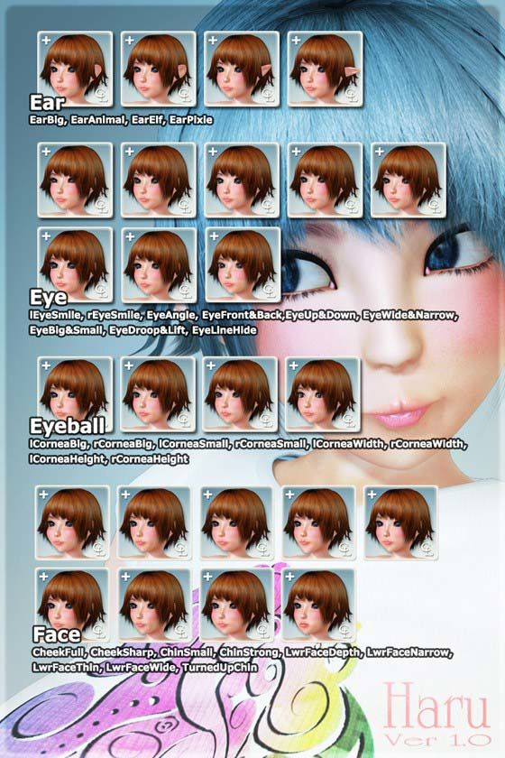 Haru Ver 1.0 SET -Expansion Morph Bundle- 画像1