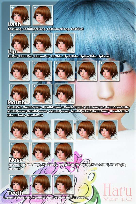 Haru Ver 1.0 SET -Expansion Morph Bundle- 画像2