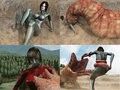 巨大ヒロイン陵●・丸呑み  異形の女神・第二集