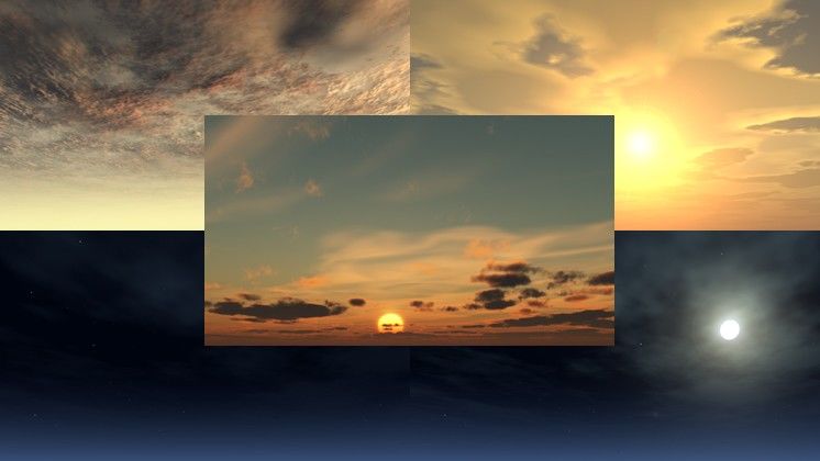 背景素材集 空3 画像1