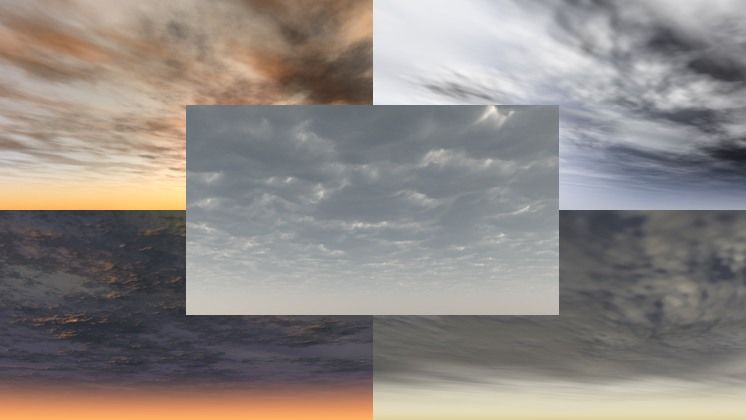 背景素材集 空4 画像1