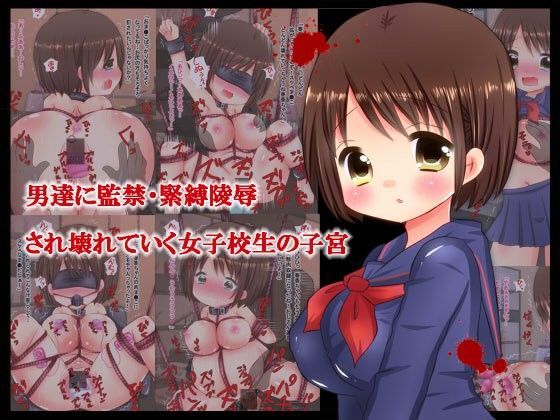 男達に監禁・陵●され壊されていく女子校生の子宮