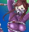 機械姦！ぴっちりラバー娘