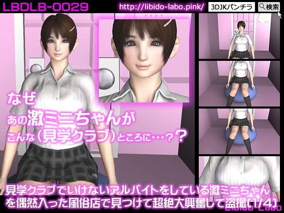 見学クラブでいけないアルバイトをしている激ミニちゃんを偶然入った風俗店で見つけて超絶大興奮して盗撮（4分の1）(Libido-Labo)