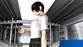 電車内で靴の先に仕込まれた隠しカメラを使い、激ミニちゃんのスカート内を真下から盗撮するオヤジを激写（笑）その後交渉してそのパンティ盗撮動画をゲットした件