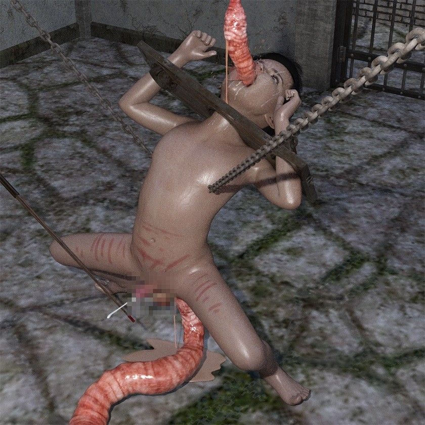 三角木馬と触手で調教される僕 キンク文庫 エロ画像2