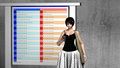 駅で遭遇した超可愛い巨乳キャミ＆ロングスカート女子大生？のスカートの中をカメラを潜り込ませて盗撮したパンチラ動画。