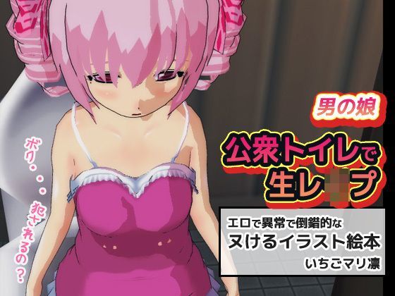 男の娘〜公衆トイレで生レ●プ（モモンガ）
