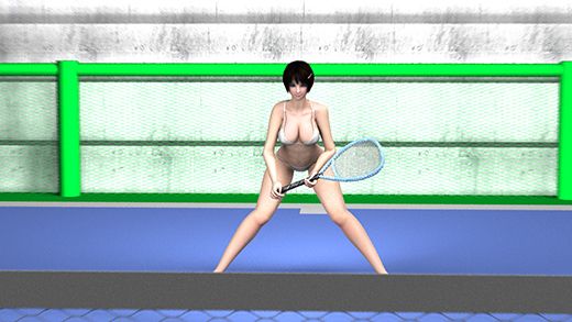 グラドルデビューの激ミニちゃんがビキニの水着姿でテニスをするシチュエーションにて撮影された動画がネットに流出した模様（その2:おっぱいズ〜〜ム！編）_5
