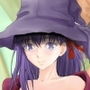 【無料】ハロウィンコス！！『fa○e』『間○ 桜』さんのハロウィン魔女＋スケスケ下着姿の壁紙カレンダー2019年10月用