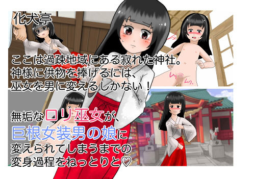 ロリ巫女だった私ですが、神様の力で男の娘に性転換させられました。_2