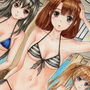 冴えない〇〇の育てかた、3人絵マイクロ水着のアナログイラスト（コピック系作品）