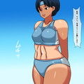 mx 日焼けあとのあるムチムチ陸上部員