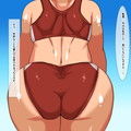 nc 日焼けあとのあるムチムチ陸上部員
