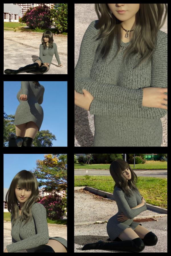 【TD・All】『理想の彼女を3DCGで作ります』から生まれたバーチャルアイドル「松浦絵美」の写真集:Emi-02（エミ02）_3