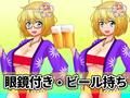看板娘の立ち絵全身素材〜はっぴ〜