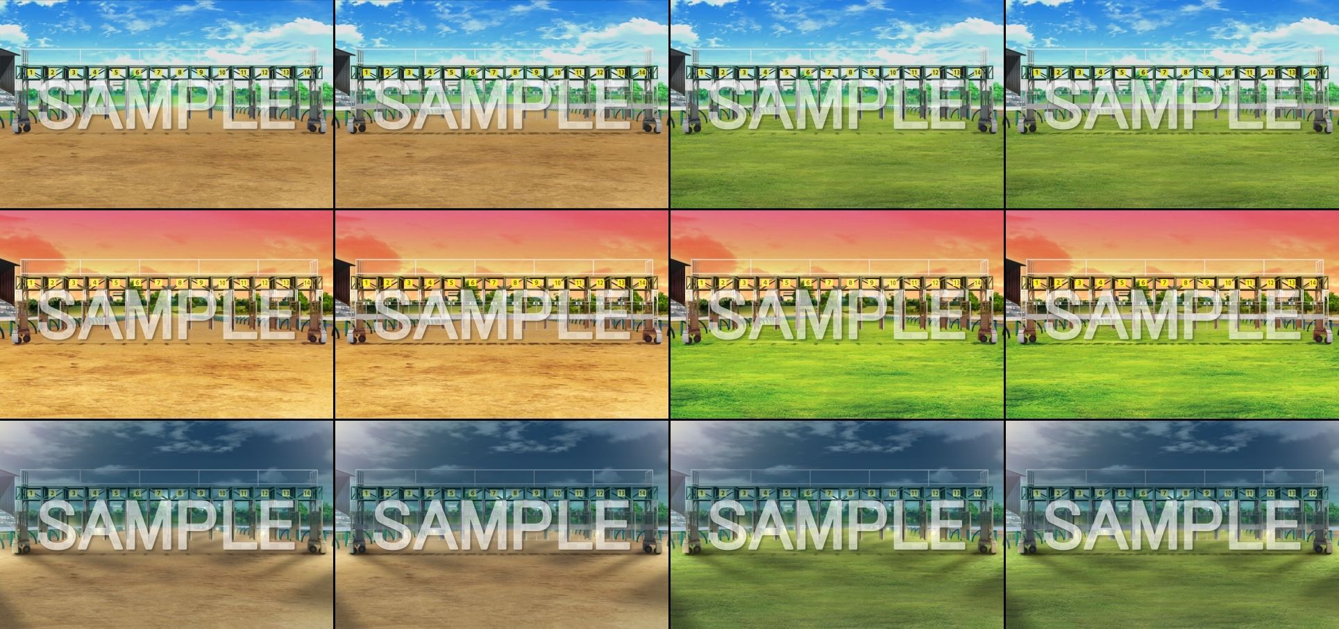 みにくる背景CG素材集『競馬場編』限定版画像no.3
