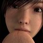 彼女の家で、お泊り初エッチ 2D版