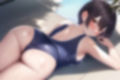 黒髪ショート水着エロCG集