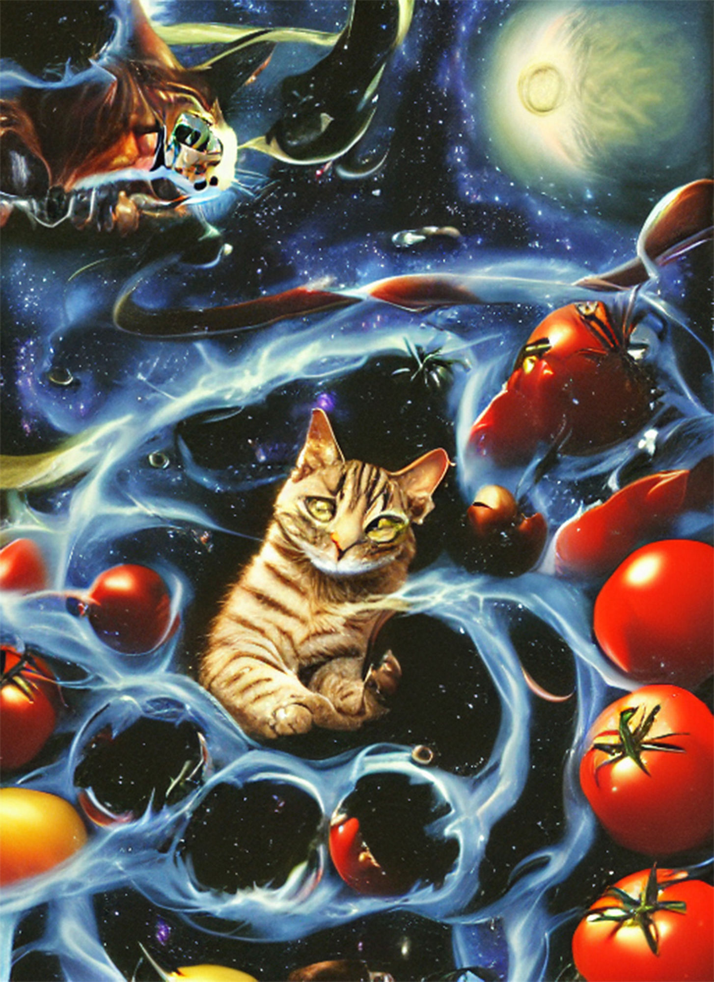 宇宙トマト猫 ～TrinArtでフィルターに引っかかると出てくる謎のイラスト詰め合わせ～画像no.1