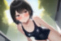 黒髪ショートスク水エロCG集