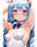 Vtuber ホ●ライブ 兎田さんに顔射＋脇フェチ集合140枚詰め合わせセット
