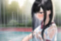 黒髪ロング体操服濡れ透けエロCG集