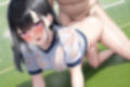 黒髪ロング体操服濡れ透けエロCG集