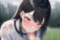 黒髪ロング体操服濡れ透けエロCG集
