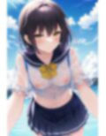 制服濡れ透け美少女イラスト集