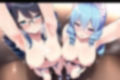 脇フェチ 青髪メイド＋眼鏡＋髪ロール＋脇特化！！！わきわき詰め合わせ110枚！！