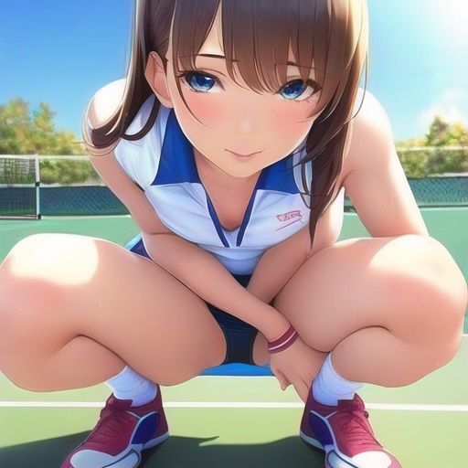 テニス部活女子のパンチラ集8