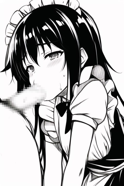 女の子のえっちなイラストラフ画風〜メイドver〜 イーシア エロ5