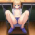 好きな子の机でおしっこ 画像7