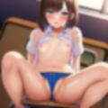 好きな子の机でおしっこ 画像8