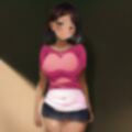 憧れの先輩の水着を着てピース 画像2