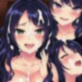 憧れの先輩の水着を着てピース 画像6