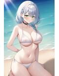 ホロラ〇ブ 団長水着CG集