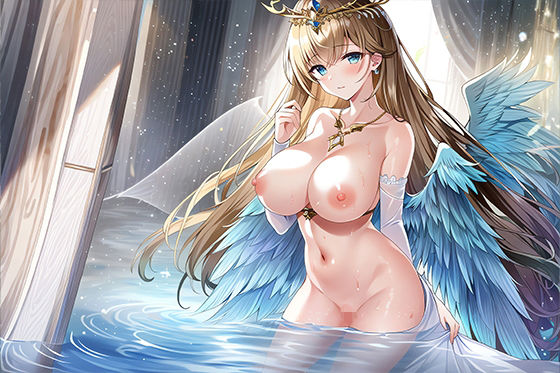 湖畔の水浴び天使と / R-18 CG集 （109枚） 画像1