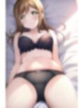 ラ○ライブ！サンシャイン！！CG集 国○田花丸（黒下着） R-18あり 画像1
