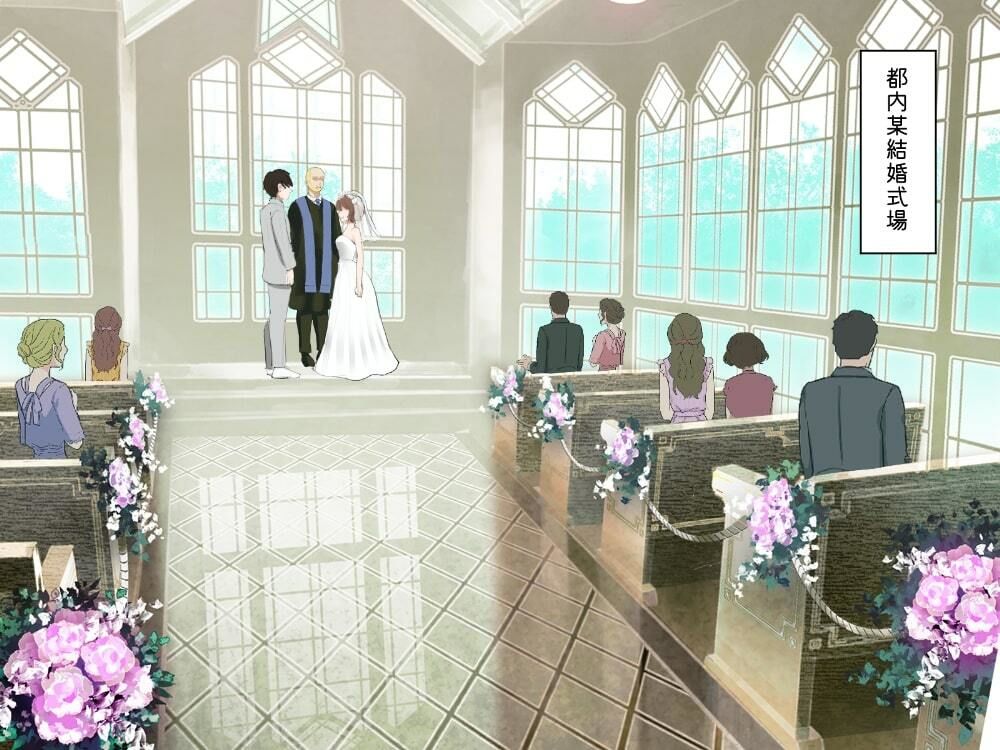 結婚式乱入！花嫁の浮気を暴露し、ウエディングドレスのまま公開NTR羞恥セックス！画像no.2