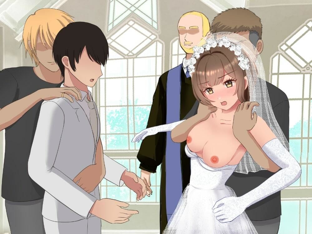 結婚式乱入！花嫁の浮気を暴露し、ウエディングドレスのまま公開NTR羞恥セックス！_10