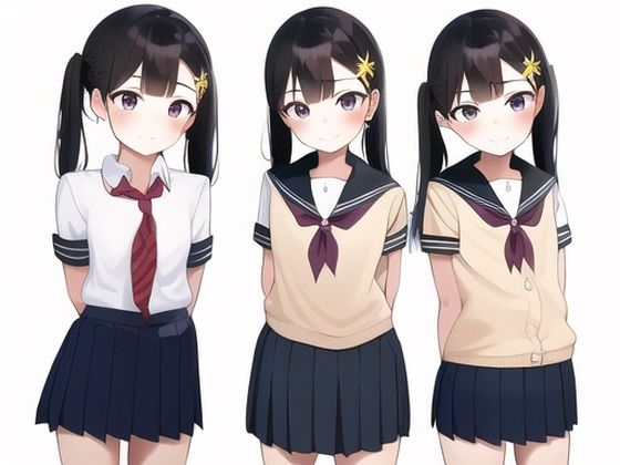 彼女は学校の広場は熱気で満ち溢れていました【制服マイクロビキニ】