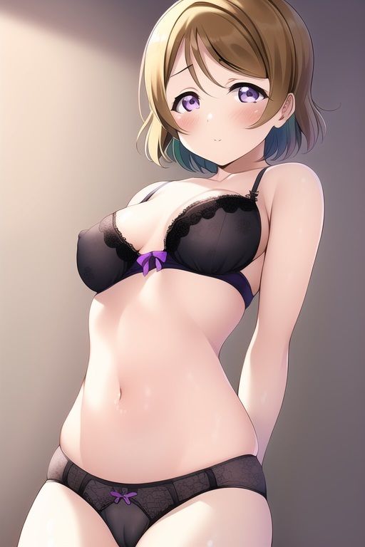 ラ○ライブ！CG集 小○花陽（黒下着） R-18あり_4