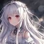 白髪の女の子