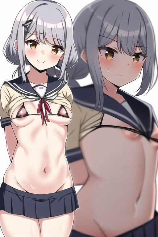 サンプル画像1:美白スレンダー淫尻ボディの少女と変態行為(しゅんち) [d_258967]