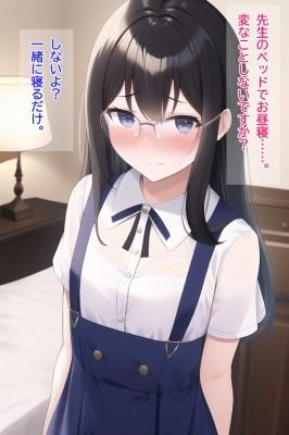 メガネっ娘と先生がおうちでイチャラブ 画像5